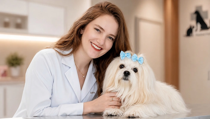 Dra. Isabella Guzatti, veterinária atuante em Oftalmologia Veterinária em Florianópolis.